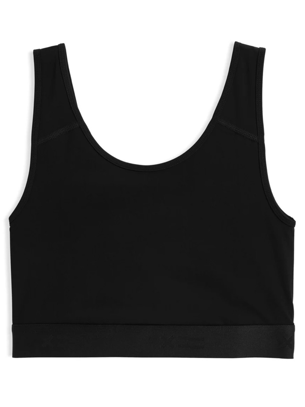 TomboyX Compression Top Size Medium Black Sports Bra